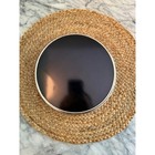 Vintage Black Starr   Gorham Sterling Silver And Black Melamine Cocktail Tray