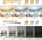 Rgb Led Flush Mount Ceiling Light With Remote Control  13inch 24w 2400lm 3000