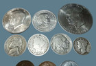 Estate Sale    Us Coin Hoard - Silver Coins   10 Old Coin Collection
