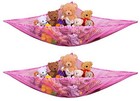 Stuffed Animal Organizer Net 2 Pack  Corner Toy Hammock