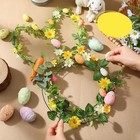 Spring Wreath Form Easter Holiday Decorative Accent 4-pieces Wreath