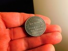 Vintage John Deere Two Cylinder Tractor Good Luck Token Coin Or Medal Moline Il