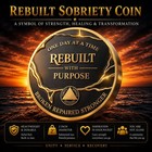     2 Year Aa Recovery Medallion Alcoholics Anonymous Sobriety Coin Recovery Token