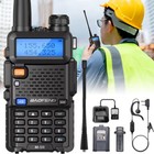Baofeng Mini Walkie Talkie Vhf Uhf Dual-band Portable Handheld Ham Two Way Radio