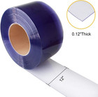 Standard Clear Pvc Smooth Curtain Strip Door Bulk Roll  101  Length X 12  Width 