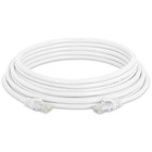 25 Ft Cat6 Cable White Cat 6 Patch Cord Lan Internet Rj45 Modem Ethernet Cable