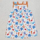3 10y Wholesale Boutique Infant Girls Summer Dress Wholesale Boutique Love Straw
