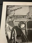 1933 Delahaye  comfort And Elegance  - Vintage Original Print Ad   Wall Art Nice