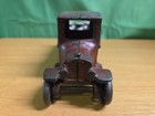 Vintage 1920s Arcade No 203 Cast Iron Red Ford Stake Bed Truck Toy 7  W milk Can