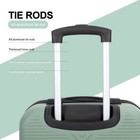 2 Piece Luggage Set Hardside Spinner Wheels Lightweight Carry On Suitcase Olive