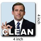 Michael Scott Prison Mike Dishwasher 4 X 4 Inches  1pcs 4 Inch Magnet
