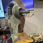 Star Wars Empire Strikes Back  Boba Fett Slave I With Clear Display Stand