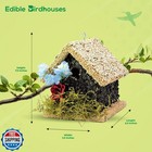 Edible Birdhouse - Birdseed Bird Feeder  Wooden Birds House Cover