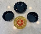 Lot 4 Vintage Las Vegas Casino Ashtrays Riviera Hilton Silver City Golden Nugget