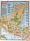     1989-10 October Land Of The Maya Traveler s Map National Geographic - A3