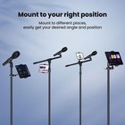 Creadream Tablet Holder For Microphone Stand  Aluminum Mic Music Stand Holder   