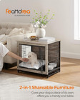 27 2  Dog Crate Furniture  Indoor Dog Cage Side End Table  M Pet Wood Kennel For