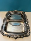 Vintage Hollowware Silverplate By Towle Silver Serving Tray W  Handle