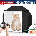 24 Inches Led Photo Studio Light Box Portable Folding Photography Shooting Tent