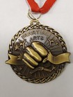 Karate Martial Arts Gold Medal  2  Diameter  New  With Engraving   Neck Ribbon