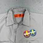 Vintage Miller High Life Beer Shirt Mens M Button Truck Driver Brewery