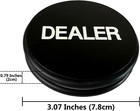 Casino Craps Dealer Button - 3inch Double Sided Puck Buttons  Great For Poker  T