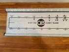 Ny Nyc Subway Roll Sign Map 57th 7th Ave Coney Island Brighton Beach Brooklyn Qb