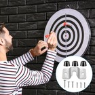 Molain 2 Sets Portable Dartboard Holder 4 2 X 2 8 Cm   1 65 X 1 1   Silver
