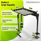 300lbs Rv Generator Mount Trailer Tray Aframe Mounted Cargo Carrier Rack Storage