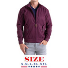 Westace Men   s Harrington Jacket Zip Up Bomber Coat Lightweight Casual S-xxl