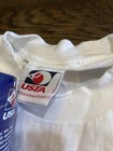 Vintage 1997 Us Open Usta Tennis Tournament 2-sided Shirt White Mens M - New Nwt