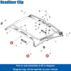 Oautoo 30pcs Interior Trim Panel Clip For Tesla 1047307-00-a Tesla Model 3 