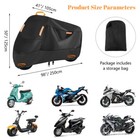 Xxl Waterproof Motorcycle Cover Heavy Duty Snow Uv Rain Dust Resistant Storage