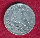 Mexico 1858 2 Reales Silver Coin   nicely Circulated   Ships Free  