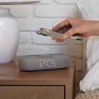 Power Tray Alarm Table Clock Gray - Capello