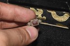 Authentic Ancient Roman Solid Silver Ring With Carnelian Stone Bezel