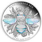 Niue  2 2025 Australian Native Bees Blue Banded Bee 1 Oz Silver 999 Proof In Original Box