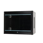 15u Wall Mount Network Server Data Cabinet Enclosure Rack Glass Door Lock W  Fan
