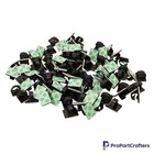 100pcs Cable Clips Self-adhesive Cord Wire Holder Management Organizer Clamps Us