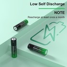 18650 Rechargeable Li-ion Battery 3 7v 9900mah button Top 2 Pack For Flashlights