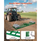 Drag Harrow 8 Ft Heavy Duty Tow Behind Drag Harrow Driveway Grader Rake