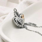 Heart Urn Necklace For Ashes Cremation Memorial Keepsake Jewelry For Loved Ones 