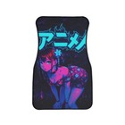Anime Jdm Car Floor Mat 1 Pc  Stylish Auto Decor For Anime Fans  Waifu Car Girl