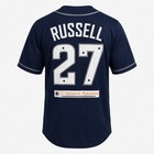 Stockton Ports Minor League Jersey Mens Xl Navy Blue Addison Russell 27 Milb