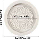 Cookie Chocolate Silicone Molds Cookie Fondant Candy Mold Biscuit Cake Molds For