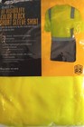    hi-visibility Color Block Short Sleeve Shirt Men s Xl Ansi 107 Type class R2