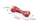 Pet Dogs Chew Toys For Chewers Natural Rubber Dog Toys Leg Bone Tough Squeaky
