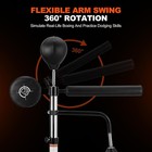 5-in-1 Freestanding Punching Bag With Stand Suction Cups Heavy Boxing Bag