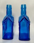 Wheaton Glass Bottles Paul Revere Cobalt Blue 2 Bottles