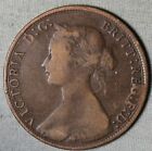 1861 Nova Scotia Canada   Large Bronze Cent    Victoria  99    Tracked Shipping